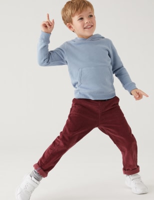

M&S Collection Pantalón de pana de algodón (2-7 años) - Burgundy, Burgundy