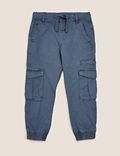 Pure Cotton Cargo Trousers (2-7 Yrs)
