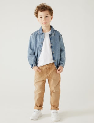 

Boys M&S Collection Pure Cotton Trousers (2-8 Yrs) - Spice, Spice