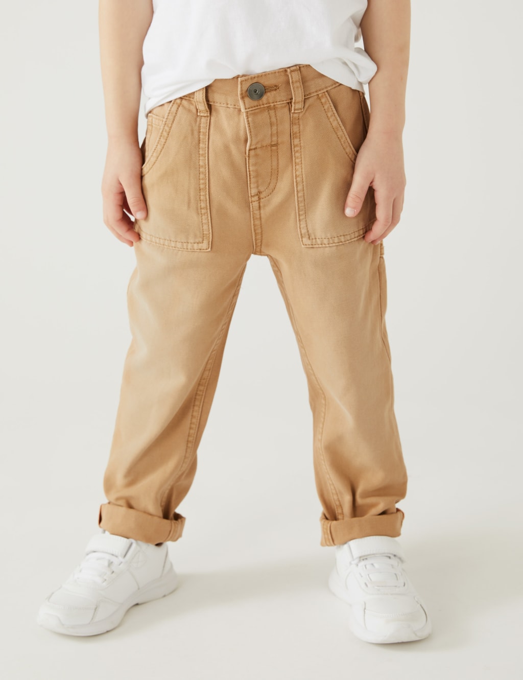 Pure Cotton Trousers (2 - 8 Yrs) image 3