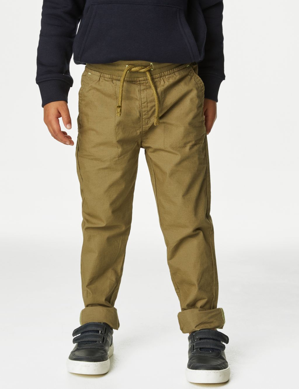 2pk Cotton Rich Trousers (2-8 Yrs) image 3