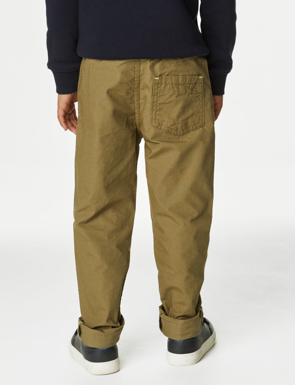 2pk Cotton Rich Trousers (2-8 Yrs) image 4