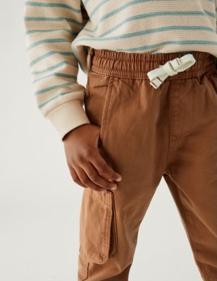 Pure Cotton Cargo Trousers
