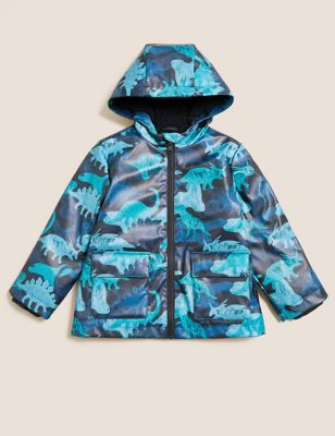 M&S Boys Stormwear  Dinosaur Fisherman Coat (2-7 Yrs)