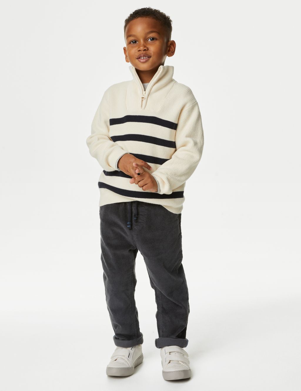 Cotton Rich Cord Trousers (2-8 Yrs) image 1