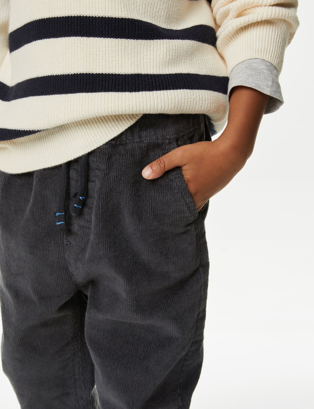 Cotton Rich Cord Trousers (2-8 Yrs) image 3