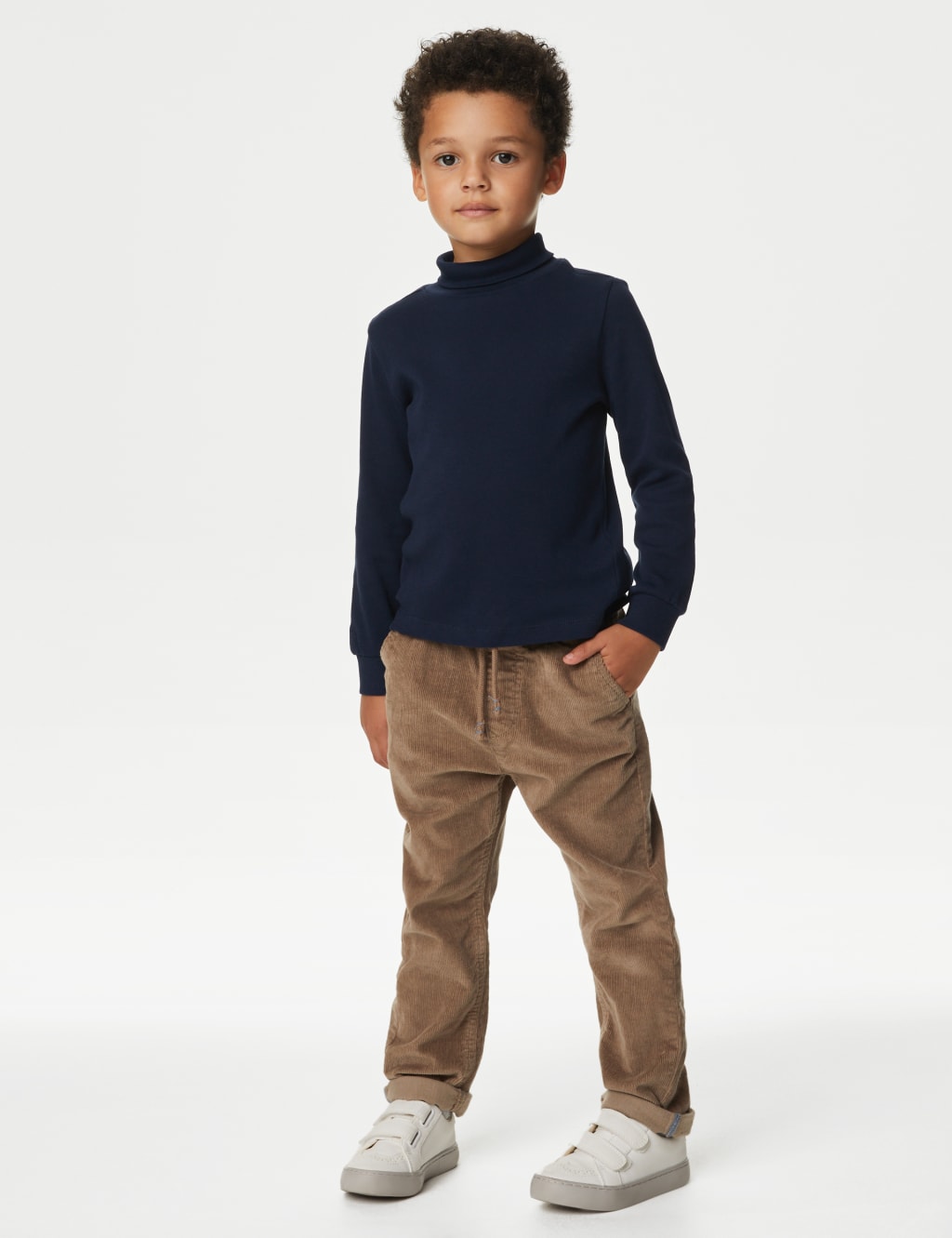 Cotton Rich Cord Trousers (2-8 Yrs) image 1