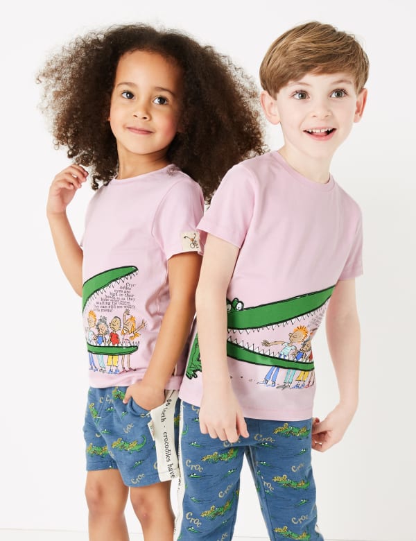 Roald Dahl™ & NHM™ Crocodile T-Shirt (2-7 Yrs)