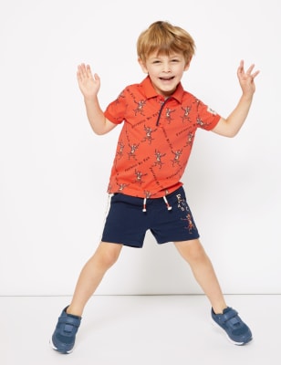 Roald Dahl™ & NHM™ Fox Polo Shirt (2-7 Yrs) | M&S