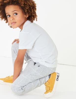 Jogging &agrave; carreaux (du 3&nbsp;mois au 7&nbsp;ans)