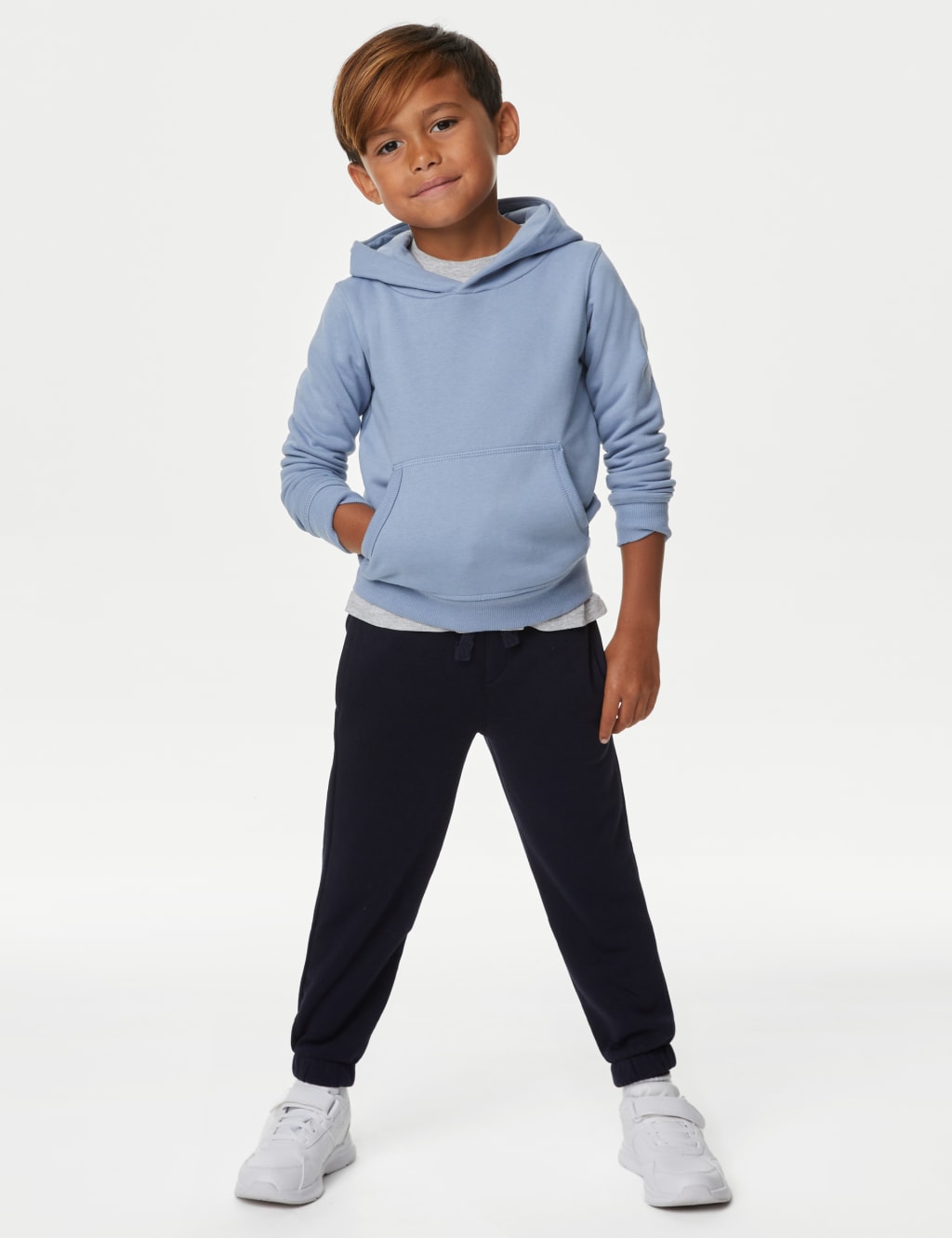2pk Cotton Rich Joggers (2-8 Yrs) image 2