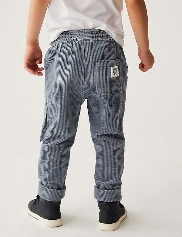 Pure Cotton Cord Trousers (2-7 Yrs)
