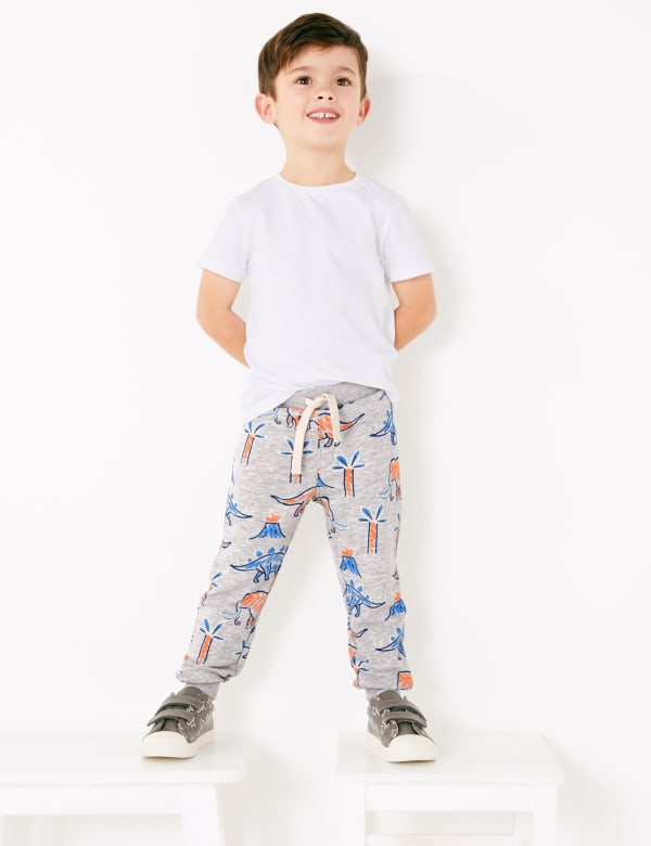 Dinosaur & Palm Print Joggers (2-7 Yrs)