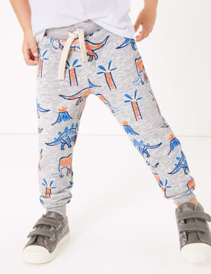 Palm print online joggers