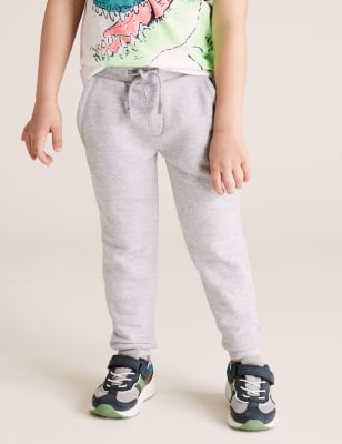 

M&S Collection Pack de 2 pantalones deportivos de algodón adaptables (2-7 años) - Grey Mix, Grey Mix