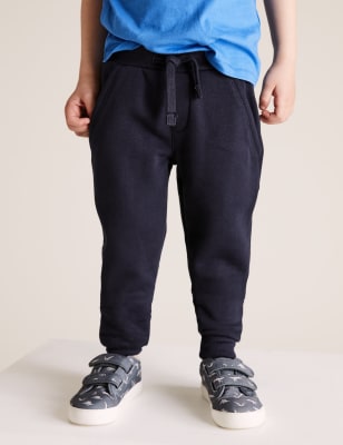 

M&S Collection 3er-Pack Jogginghosen mit hohem Baumwollanteil (2-7 J.) - Navy, Navy