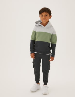 

Boys M&S Collection Cotton Rich Cargo Pocket Joggers (2-7 Yrs) - Carbon, Carbon