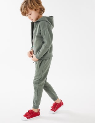 

Boys M&S Collection Cotton Rich Joggers (2-7 Yrs) - Khaki, Khaki