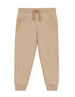 

Boys M&S Collection Cotton Rich Draw Cord Joggers (2-7 Yrs) - Camel, Camel