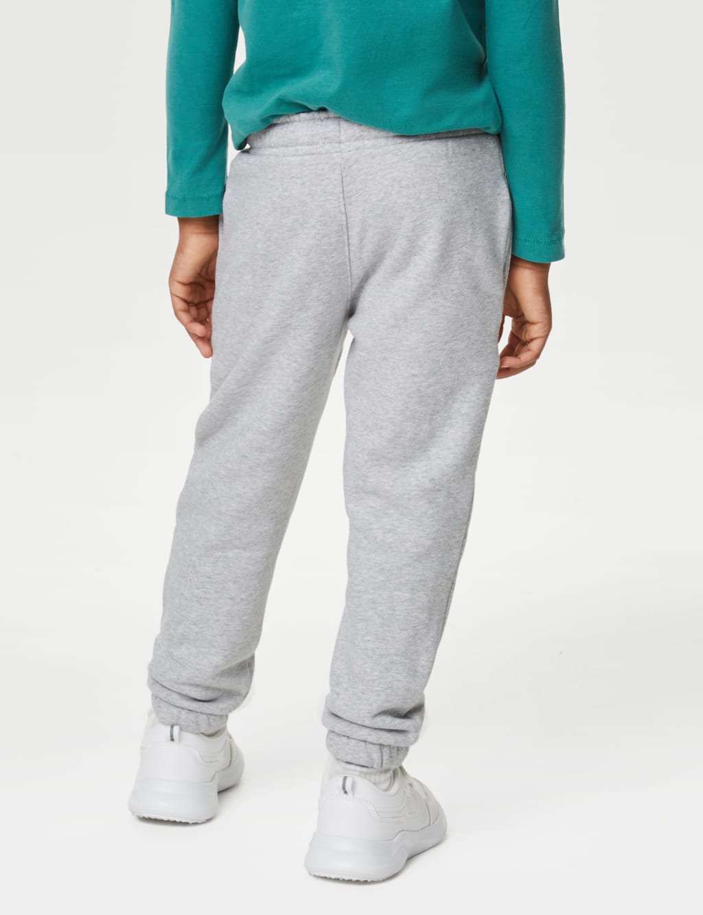 GREY MELANGE SIDE TAPE BOYS SUMMER JOGGER - GREY