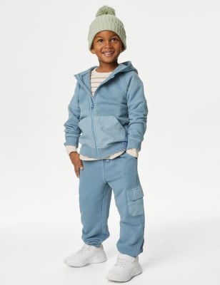 Pure Cotton Cargo Joggers (2-8 Yrs) - CA