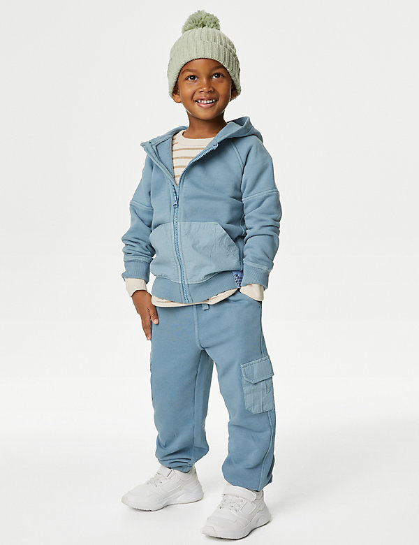 Pure Cotton Cargo Joggers (2-8 Yrs) - SK