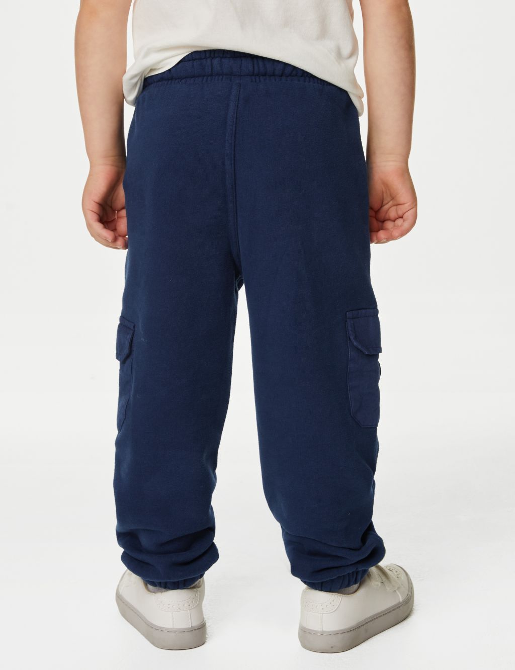 Pure Cotton Cargo Joggers (2-8 Yrs) image 5