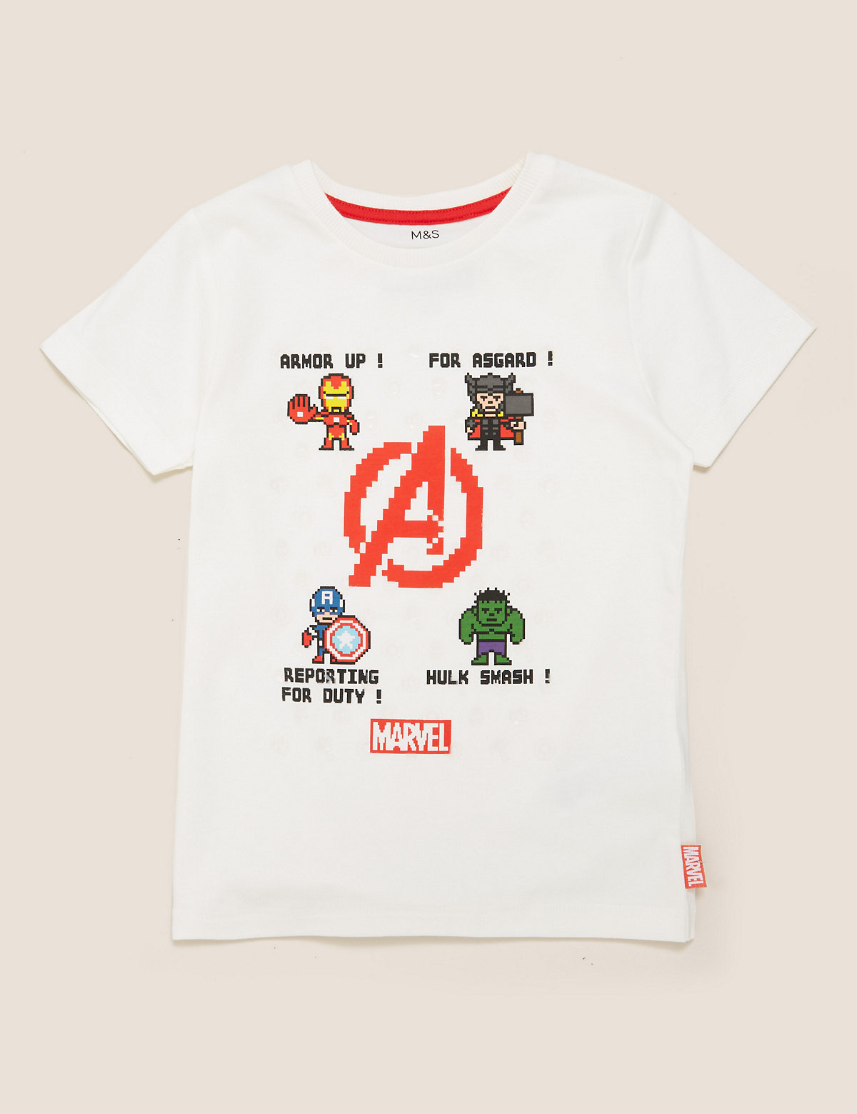 Pure Cotton Marvel Avengers™ T-Shirt (2-7 Yrs)