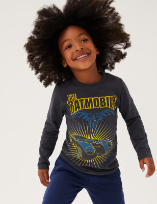 

M&S Collection Top 100% algodón del batmóvil de Batman™ (2-7 años) - Carbon, Carbon