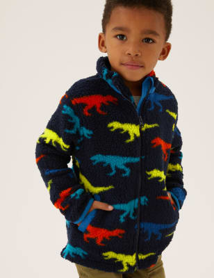 

M&S Collection Fleece-Oberteil mit Dinosauriermotiv (2-7 Jahre) - Navy Mix, Navy Mix