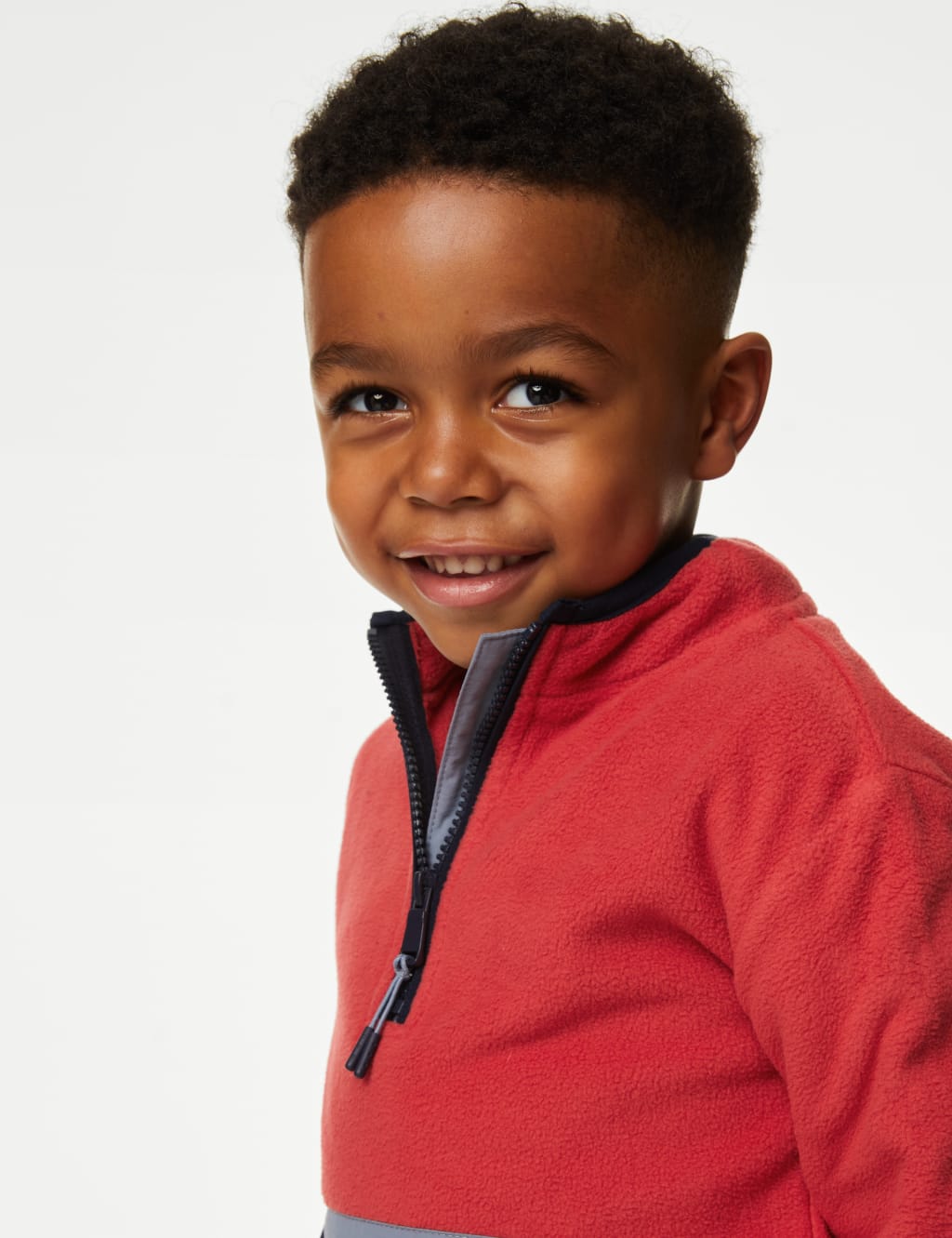 Colour Block Fleece Top (2-8 Yrs) image 4