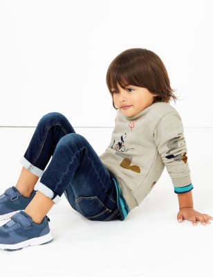 Sweat 100&nbsp;% coton &agrave; imprim&eacute; animal (du 3&nbsp;mois au 7&nbsp;ans)