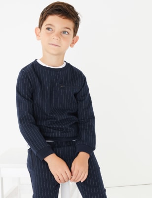 Sweat &agrave; fines rayures (du 3&nbsp;mois au 7&nbsp;ans)