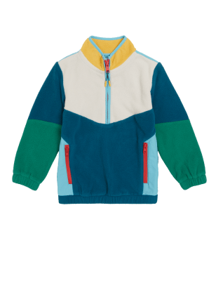 

Boys M&S Collection Colour Block Fleece Top (2-7 Yrs) - Multi, Multi