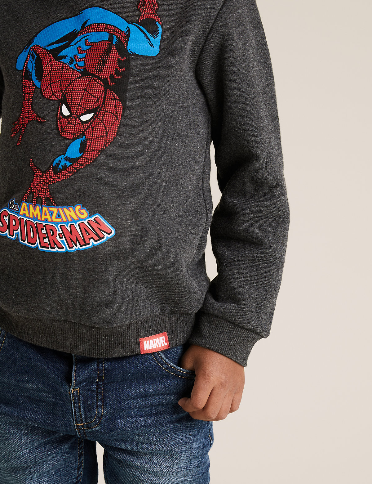 Cotton Marvel Spider-Man™ Sweatshirt (2-7 Yrs)