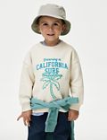 Katoenrijke sweater met 'California' (2-8 jaar)
