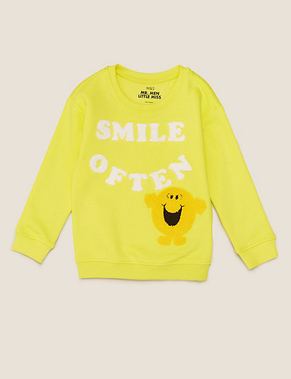 Cotton Mr Happy™ Smile Often Sweatshirt (2-7 Yrs)