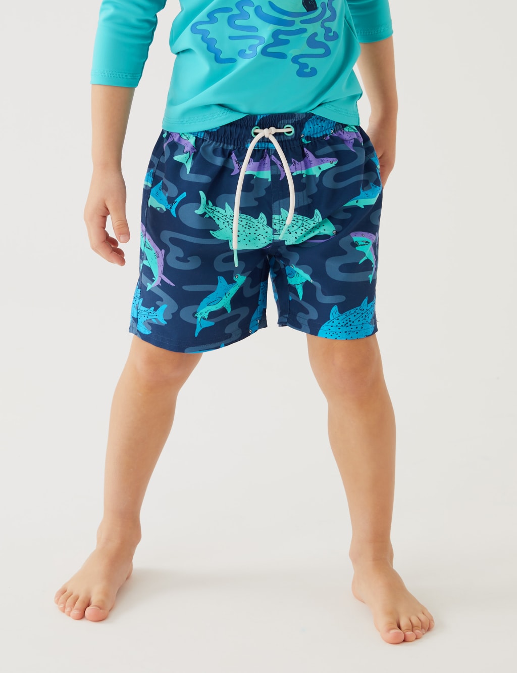 2pc Shark Swim Set (2-8 Yrs) image 5