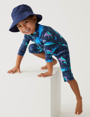 

M&S Collection Mono con estampado de tiburones (2-8 años) - Indigo Mix, Indigo Mix