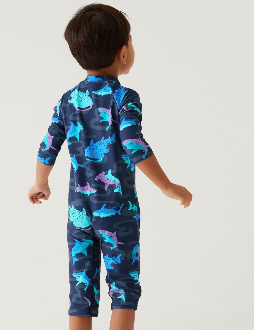 Shark Print All In One (2-8 Yrs) image 3