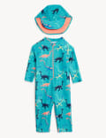 2pc Dinosaur Swim Set (2-8 Yrs)