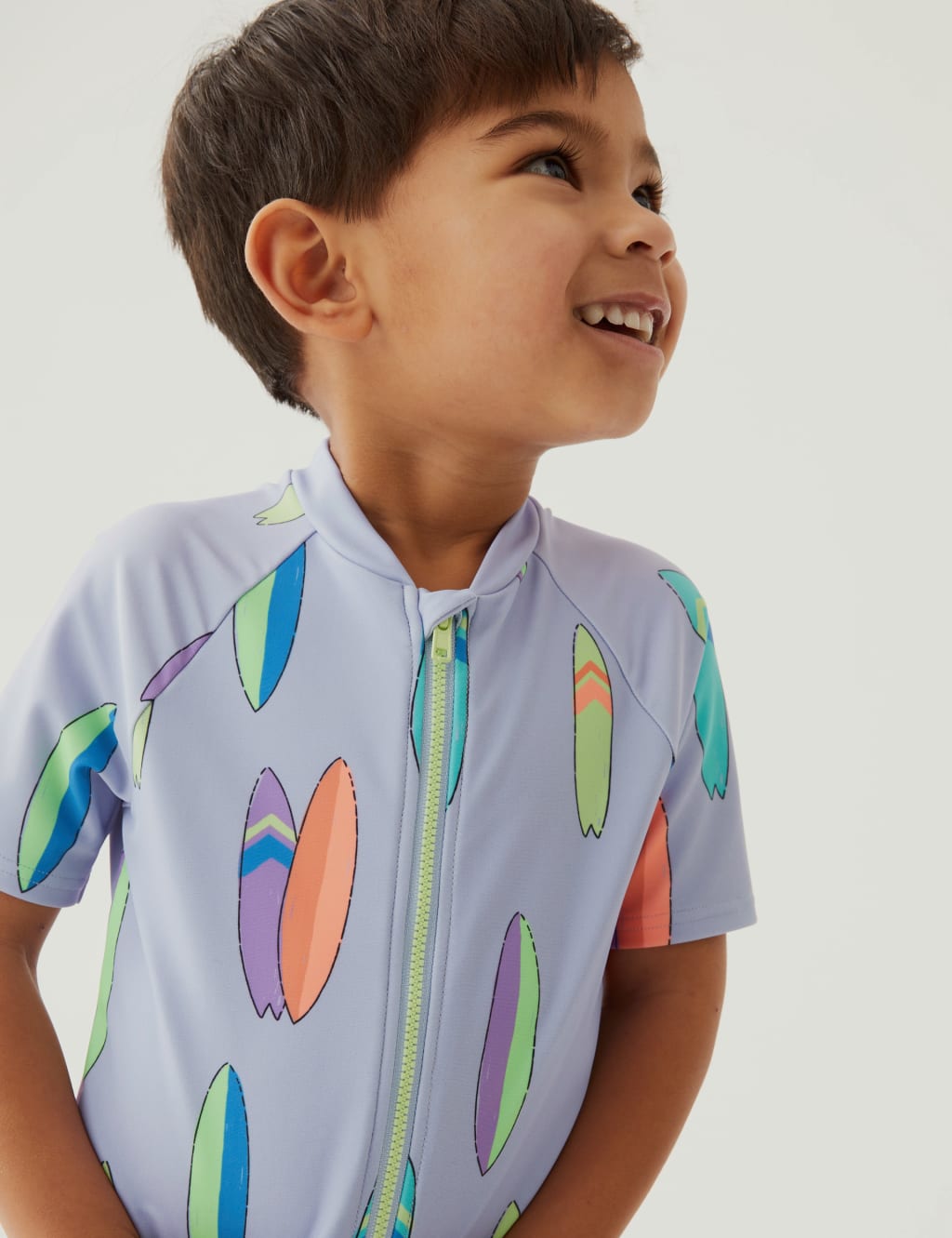 Surfboard All In One Swimsuit (2-8 Yrs) image 1