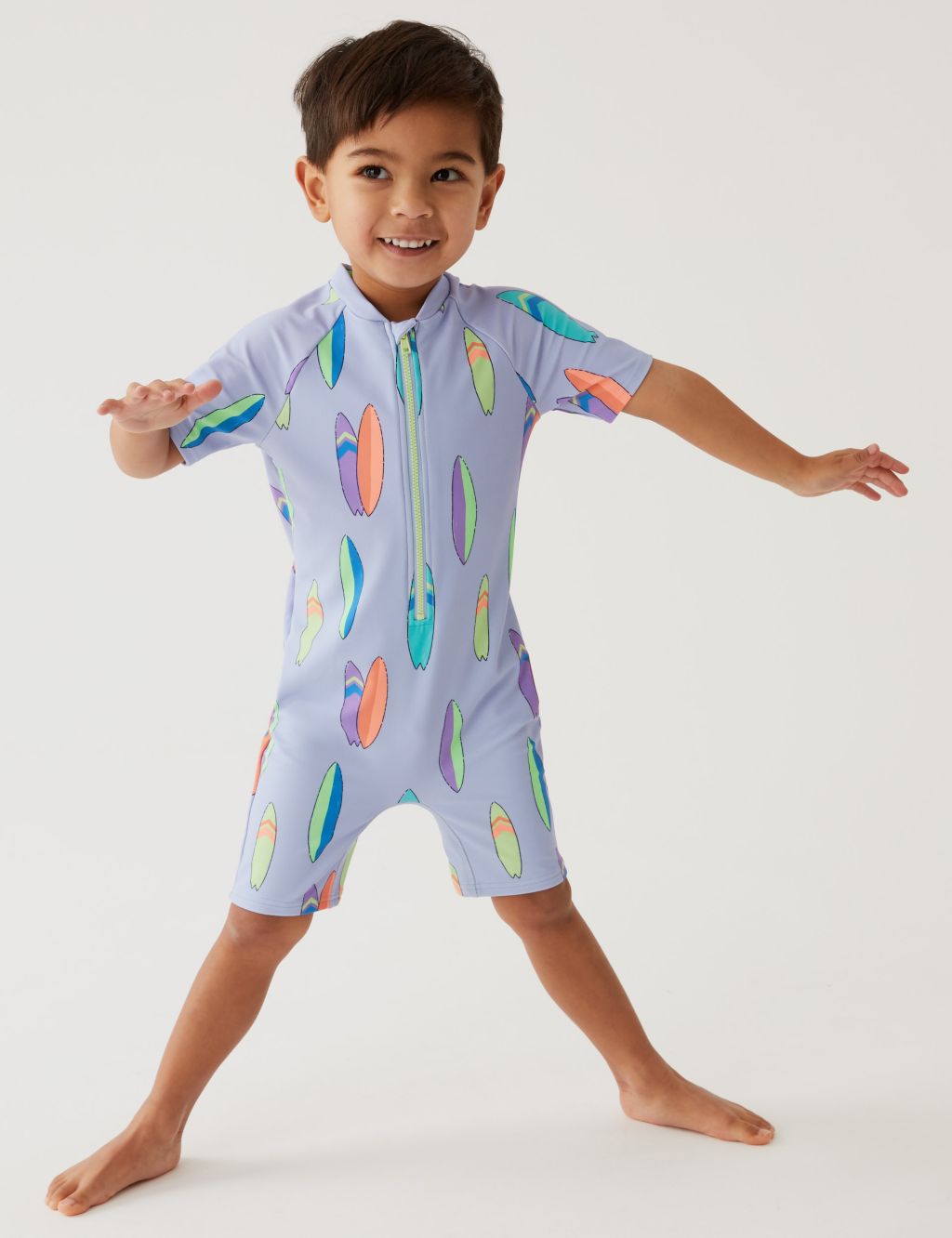 Surfboard All In One Swimsuit (2-8 Yrs) image 2