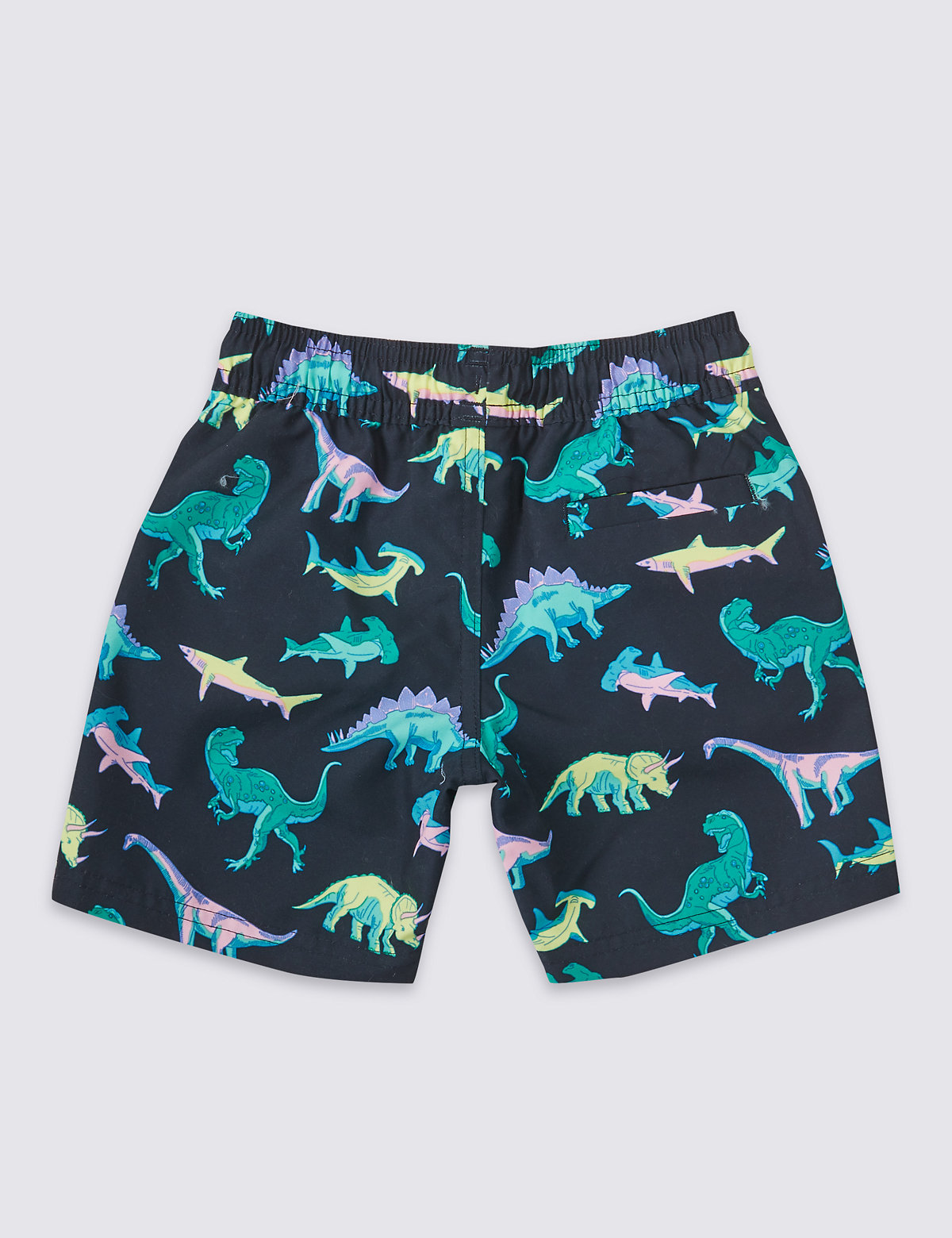 Sustainable Dinosaur Print Swim Shorts (3 Months - 7 Years)