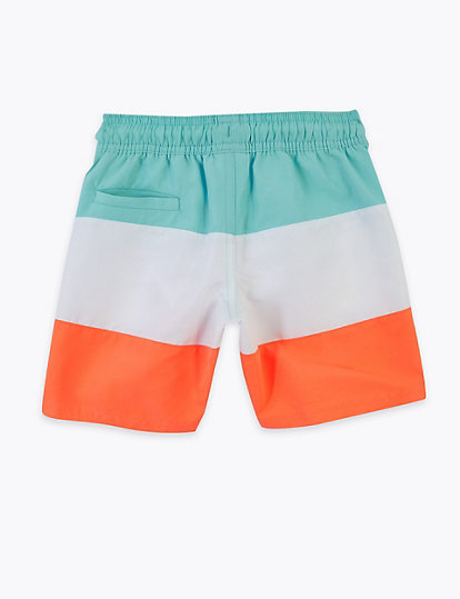 Colour Block Swim Shorts (2-7 Years)