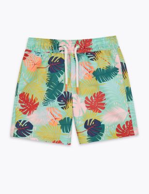 Leaf Print Swim Shorts (2-7 Yrs) 