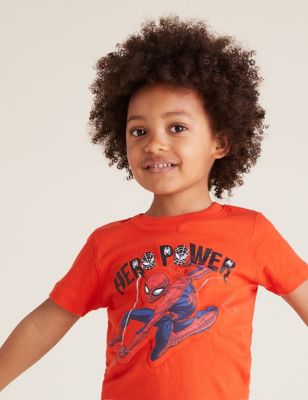 T-shirt 100 % coton à motif Spider-Man™ (du 2 au 7 ans) - Orange