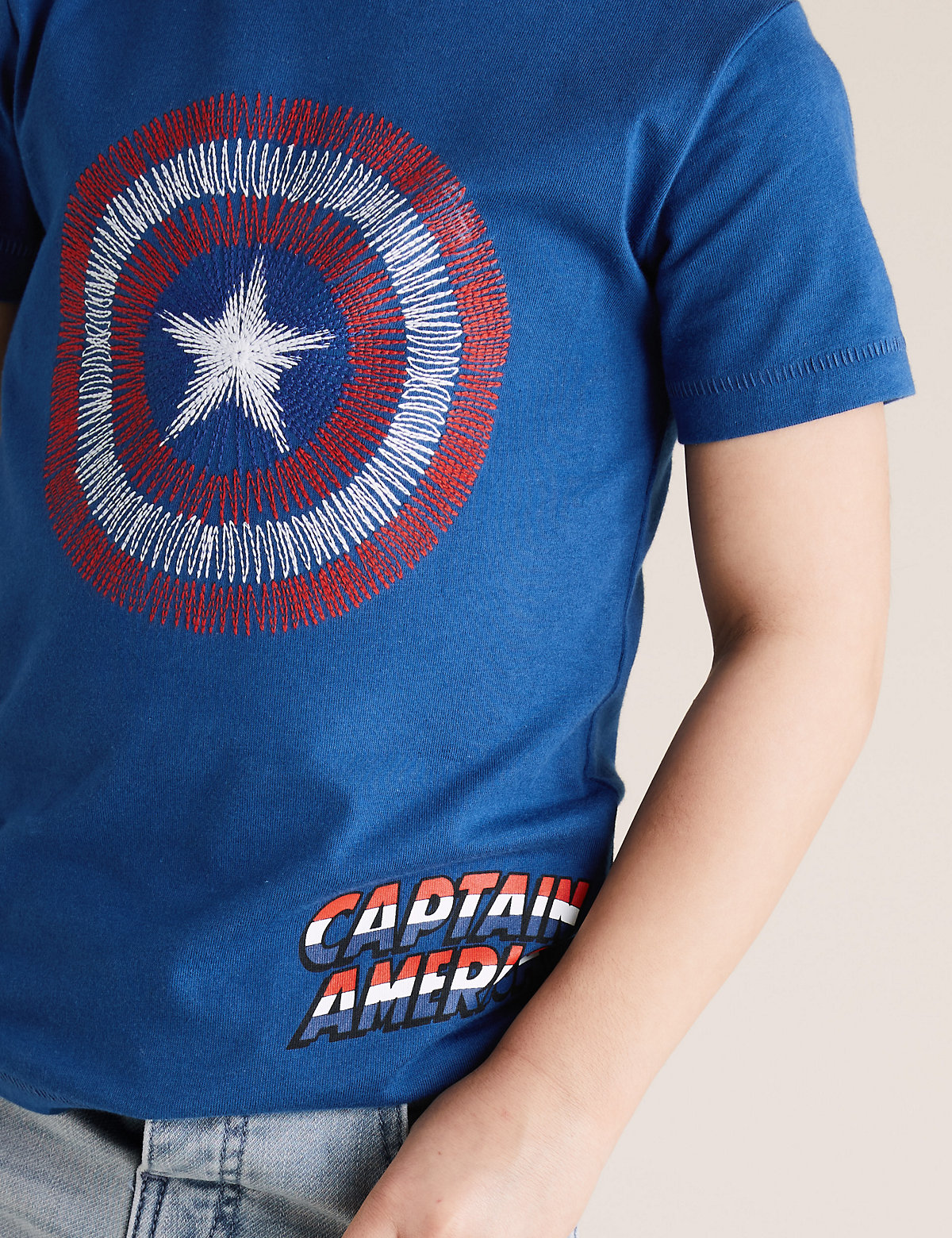 Pure Cotton Captain America™ Shield T-Shirt