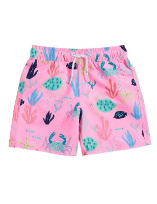 

M&S Collection Badeshorts mit Meeresmotiv (2-7 J.) - Pink Mix, Pink Mix