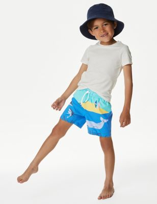 Beach Scene Swim Shorts (2-8 Yrs) - GR